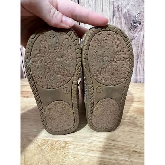 Khombu Kids Boots Size 7M Beige - Picture 8 of 8